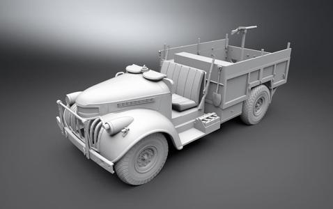 LRDG Command car Scale model