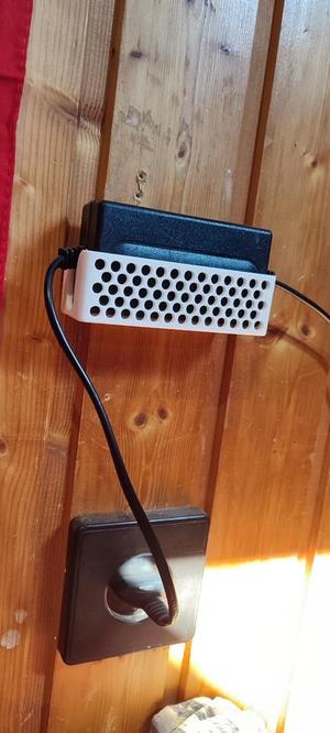 Wall mount for LED strip power supply