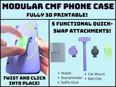 Modular CMF Phone Case(Quick-Swap Attachments!)