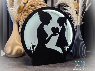 Mother and Child Lamp