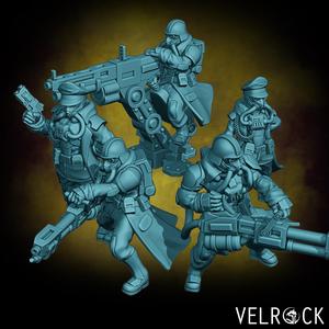 Tempest Guardsmen Trenchers 2 (PRESUPPORTED)