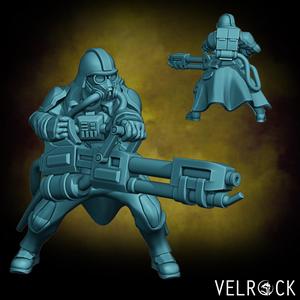 Tempest Guardsman Trencher Flamethrower (Female) (PRESUPPORTED)