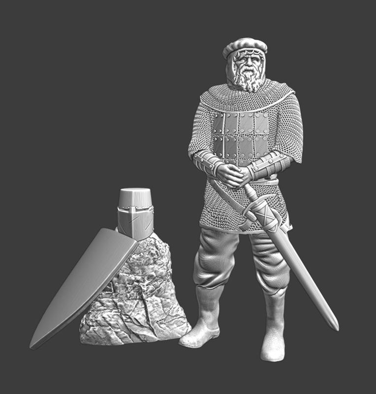 Medieval Scandinavian Crusader – Resting