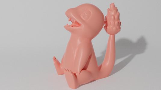 Charmander sitting (Part of the charpack, and evopack, read description)