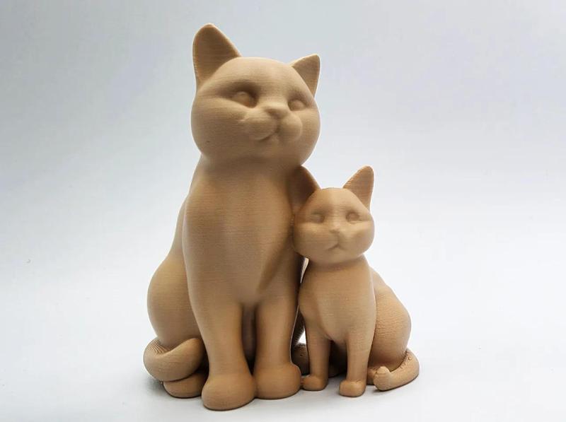 Momma Cat & Baby - No Supports   