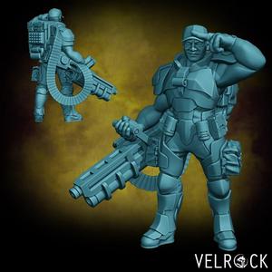 Tempest Guardsmen Veteran Gunner 1 (PRESUPPORTED)