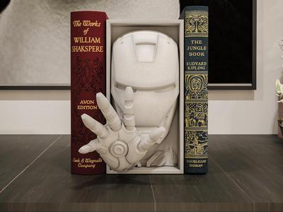 Iron Man Book Nook and Wall Mount