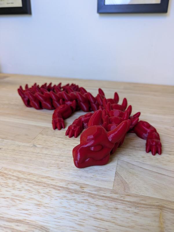 Articulated Dragon – Ruby Dragon