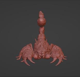 Stone scorpion