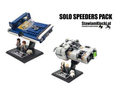 Display Stand for LEGO Star Wars 75210 Moloch’s Landspeeder / 75209 Han Solo’s Landspeeder