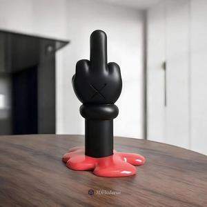 Kaws F.cking Finger Decor STL Files, Hypebeast Decor, 3D Kaws Print Files