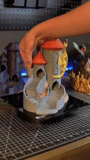 Dragon’s Dice Keep: Two Versions!