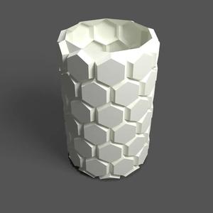 Hexagon vase