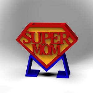 Supermom Desk Organizer/Pen Holder (MMU 3mf + 3 Variations)