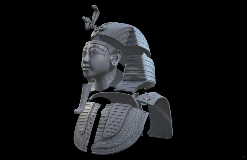 Tutankhamun s Mask v3 – 3D Printing