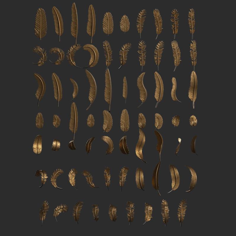69 Feather Set