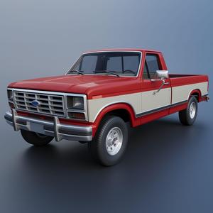 Pickup Truck F-150 Long Bed 1983