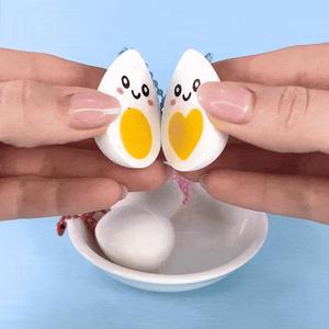 Cute Eggs Couple Love ❤️🍳✨ Magnetic 🧲, Fidget Toy Keychain! ❤️✨