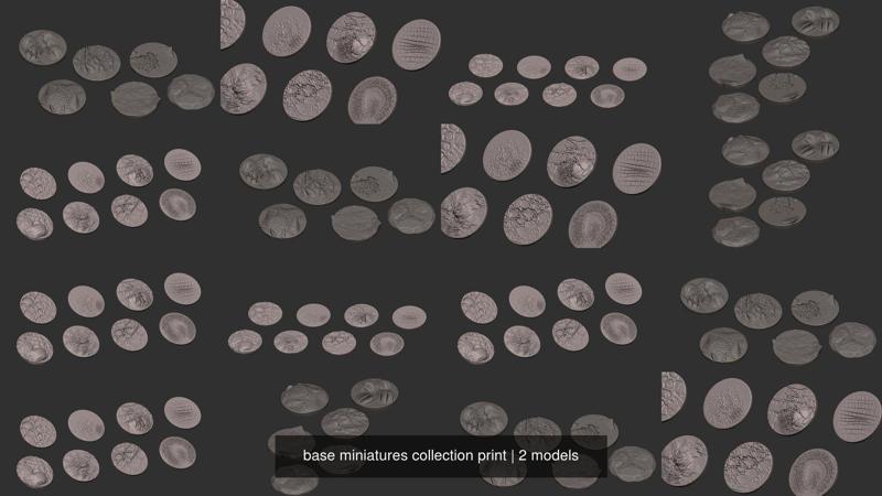 base miniatures collection print