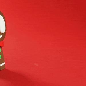 Gingerbread Blobs – Mini Modular Articulated Man Woman Art Toy