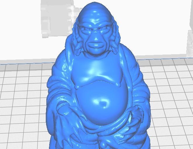 Creature From the Black Lagoon Buddha w/hands (TV / Movies Collection)