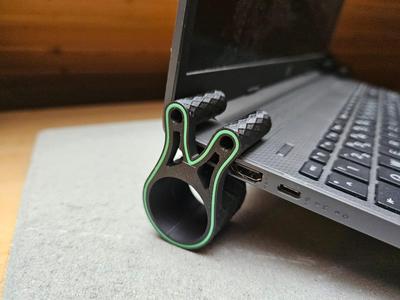 Laptop Riser with Design Inlays