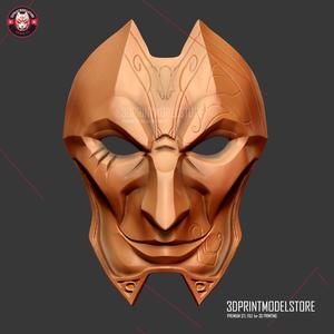 League of Legends Jhin Mask Costume Cosplay LOL Helmet