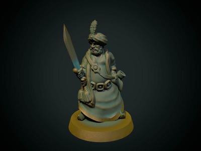 Sultan 28mm (No supports, FDM friendly)