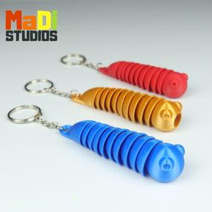 Worm Key Ring
