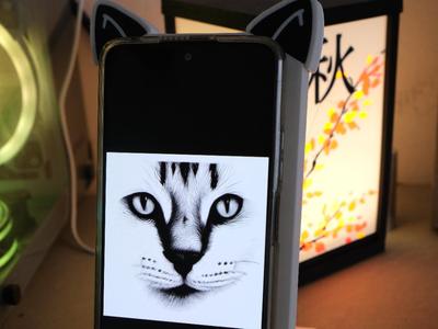 Cute Cat Smartphone Holder Easy & Support-Free