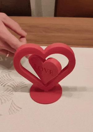 HEART & LOVE FIGURE (ROTATING)