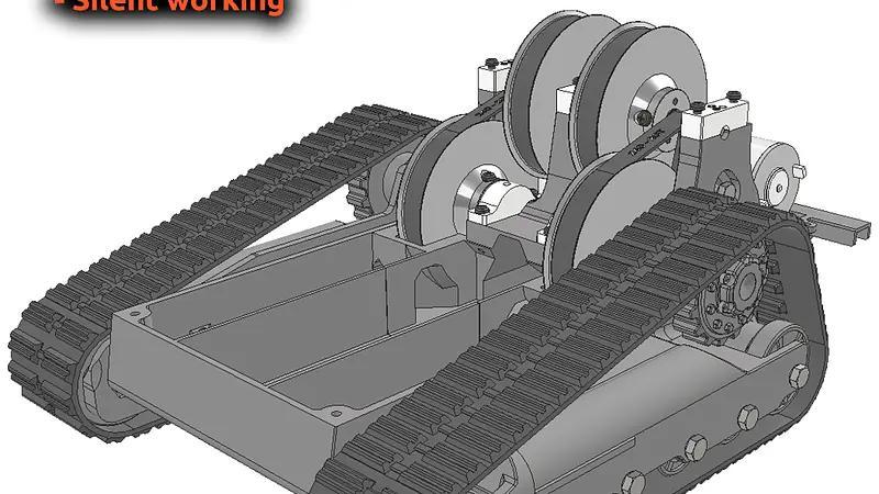 TRACKED CHASSIS FOR SKID STEER LOADER BY AN3DRC