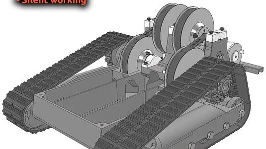 TRACKED CHASSIS FOR SKID STEER LOADER BY AN3DRC