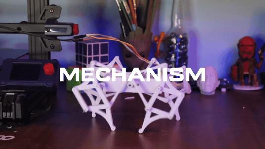 Theo Jansen mechanism without screws