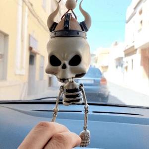 Flexi Skull Car Ornament – 3D Halloween Printable Design