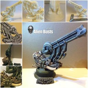 Alien Jockey Commemorative Bust / Model