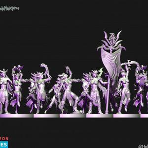 Dark elf witches unit