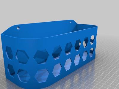 Cabinet door basket