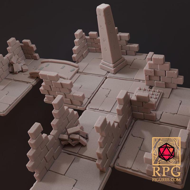 Printable Terrains - Dungeon Pack 1