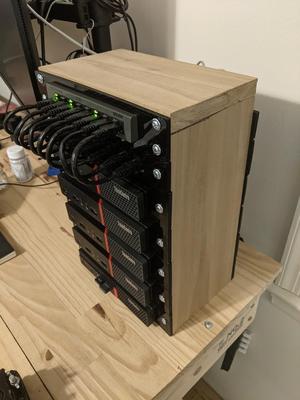 Mini PC server case rack
