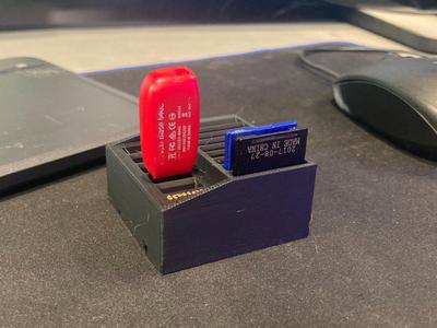 SD and USB stick Organizer