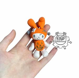 My Melody Sanrio Halloween Pumpkin-Frankenstein Print IN Place Kawaii Flexi Fidget Figure