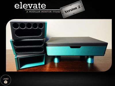 Adjustable Monitor Riser | Modular Desk Stand