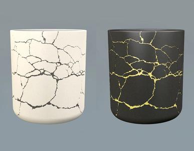 Cracked Flower Pot 