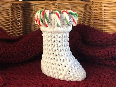 Knitted Stocking Container