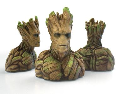 Groot Bust Sculpture