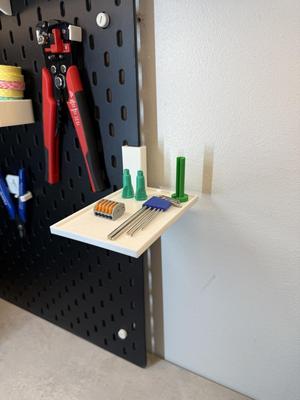 IKEA Skadis side-mounted tray