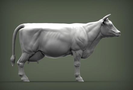 Cow 3D print model