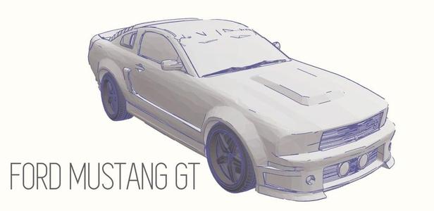 Ford Mustang GT – Model 1:64