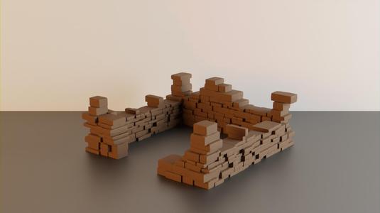 Ruined house #4 – wargaming terrain